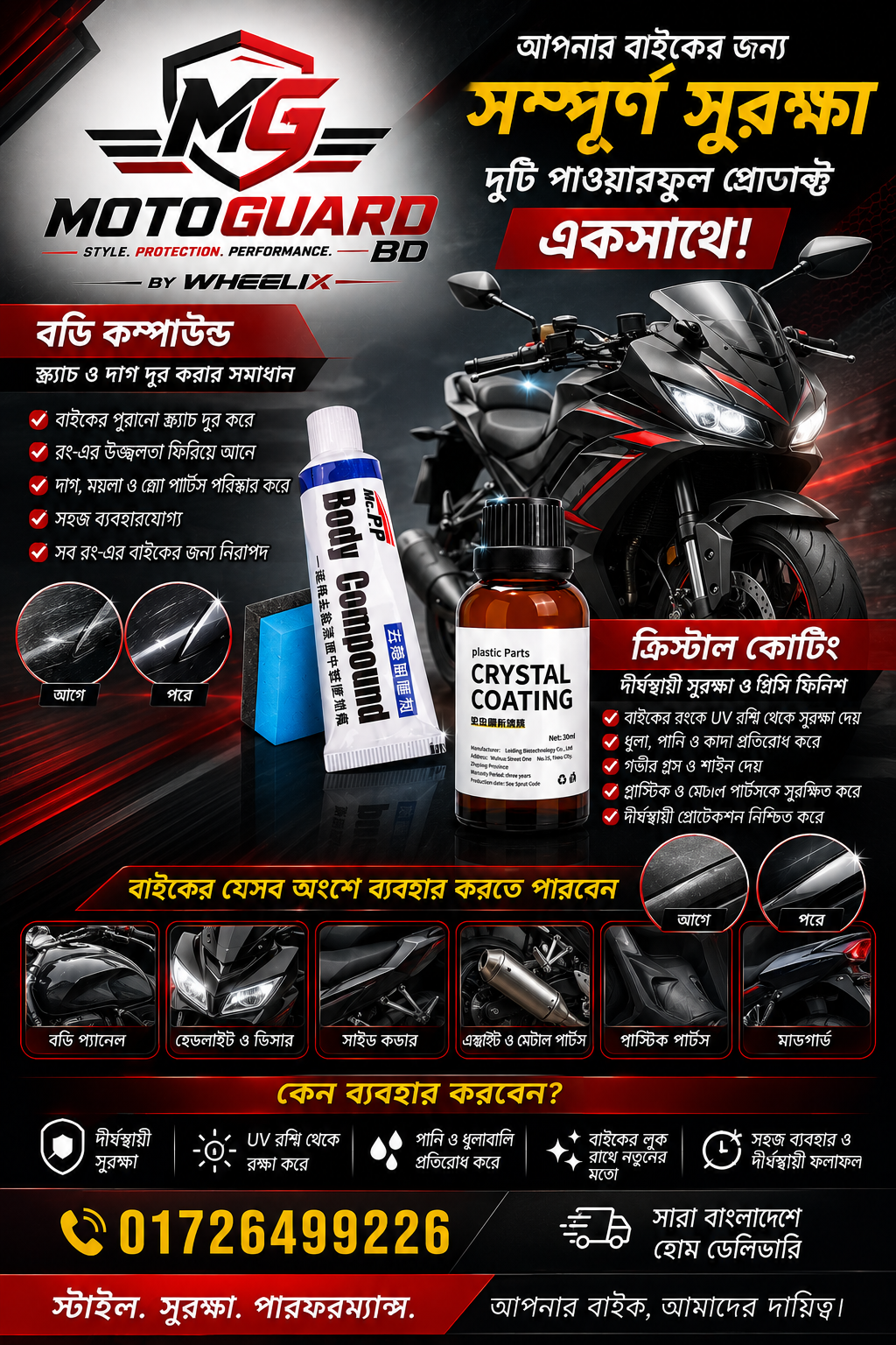 MotoGuard Complete Protection Combo